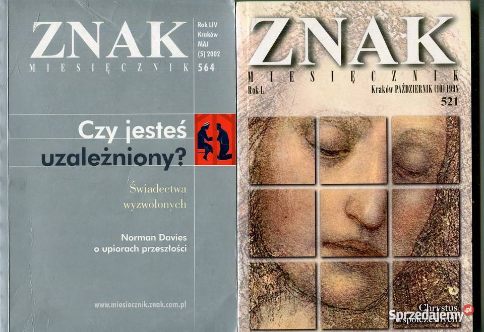 Znak Miesięcznik 1998 521 2002 564 Szczecin