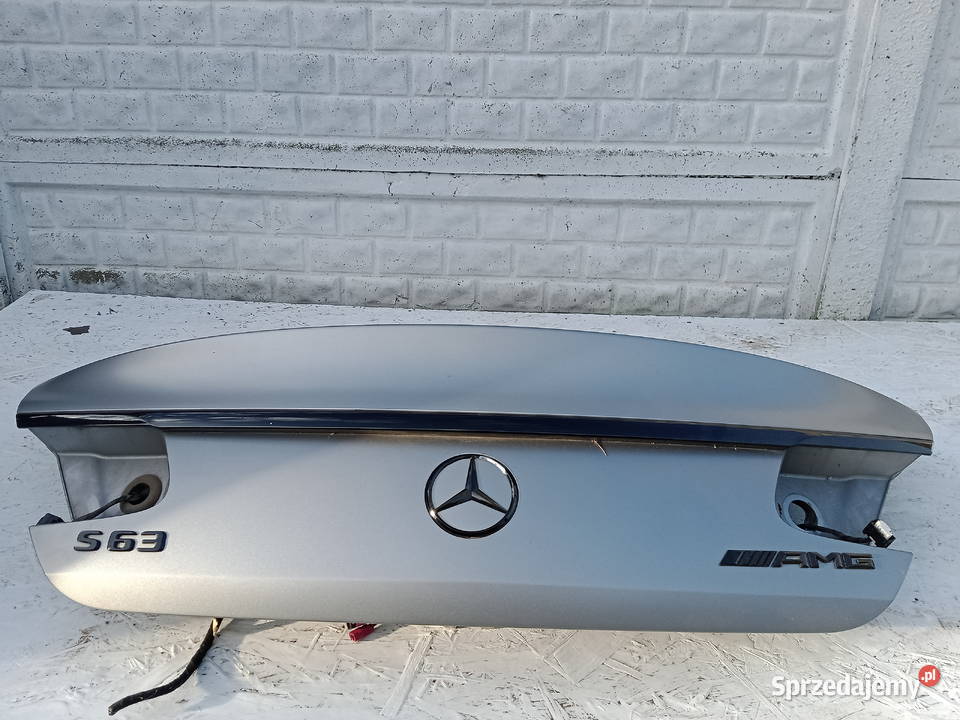 KLAPA BAGAŻNIKA MERCEDES SKLASA W217 COUPE S63 sprzedam