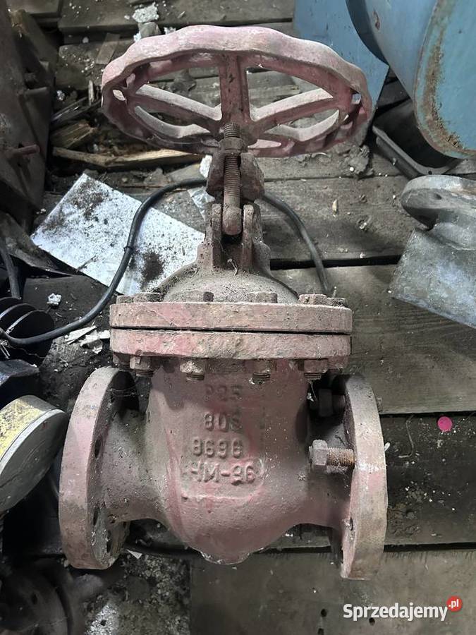 Zawór zaporowy zasuwa klinowa DN 80 Zawory Śmigiel sprzedam