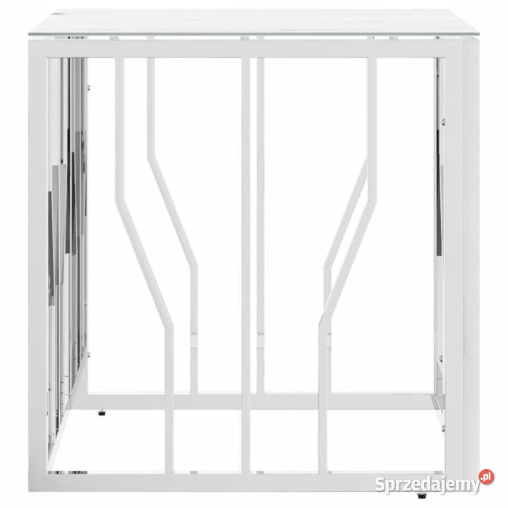 Stolik kawowy srebrny 50x50x50 stal nierdzewna i Meble Warszawa sprzedam