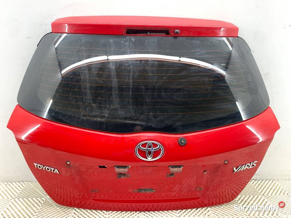 KLAPA TYŁ TOYOTA YARIS III Hatchback Super Red V sprzedam
