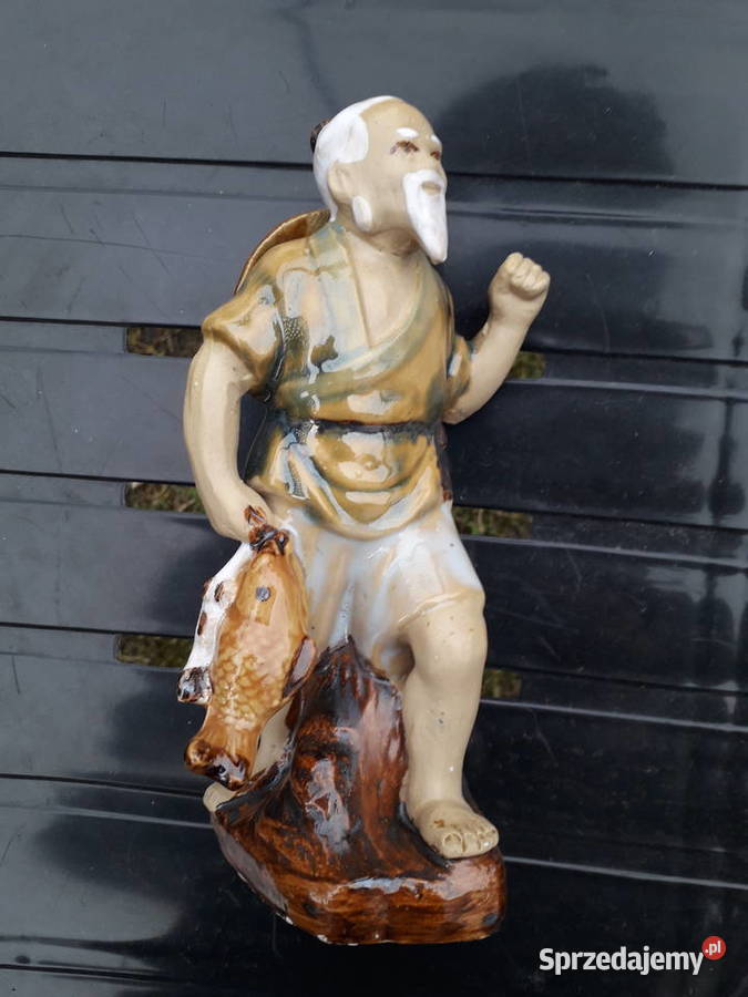 Figurka winner chińczyk wedkarz rybak Warszawa