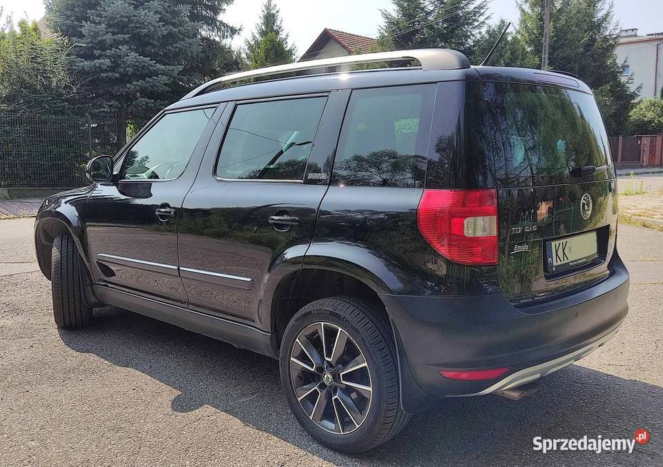 Skoda Yeti 20 TDi Adventure welurowa tapicerka Kraków