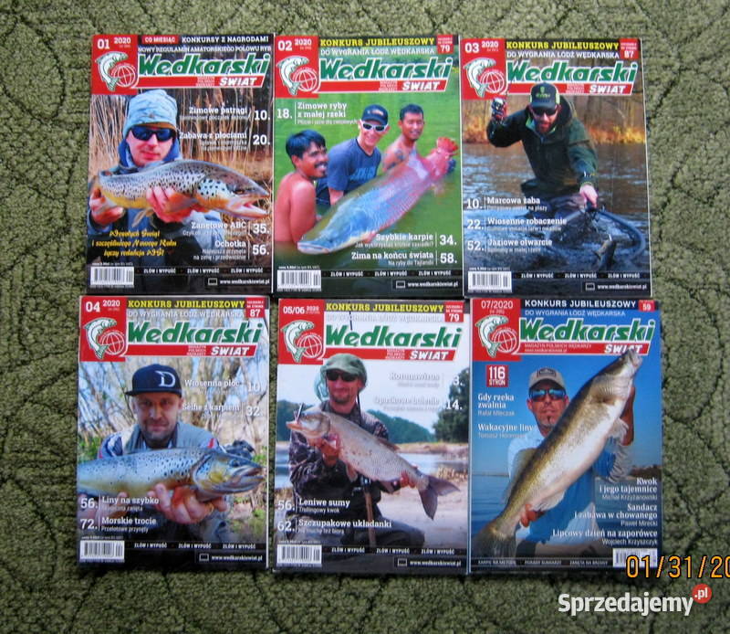 Wędkarski Świat roczniki do wyboru Kraków