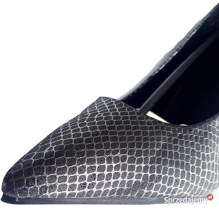 38 JD Williams Szpilki metaliczne 24 obcas 8 śląskie Gaszowice