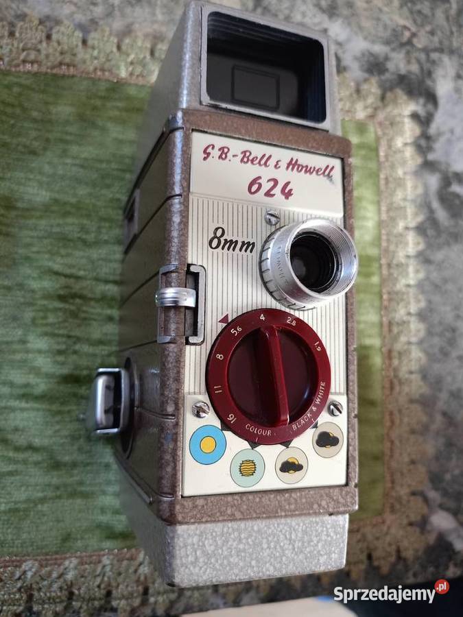 Zabytkowa Kamera Bell Howell 624 8mm Vintage Drawski Młyn sprzedam