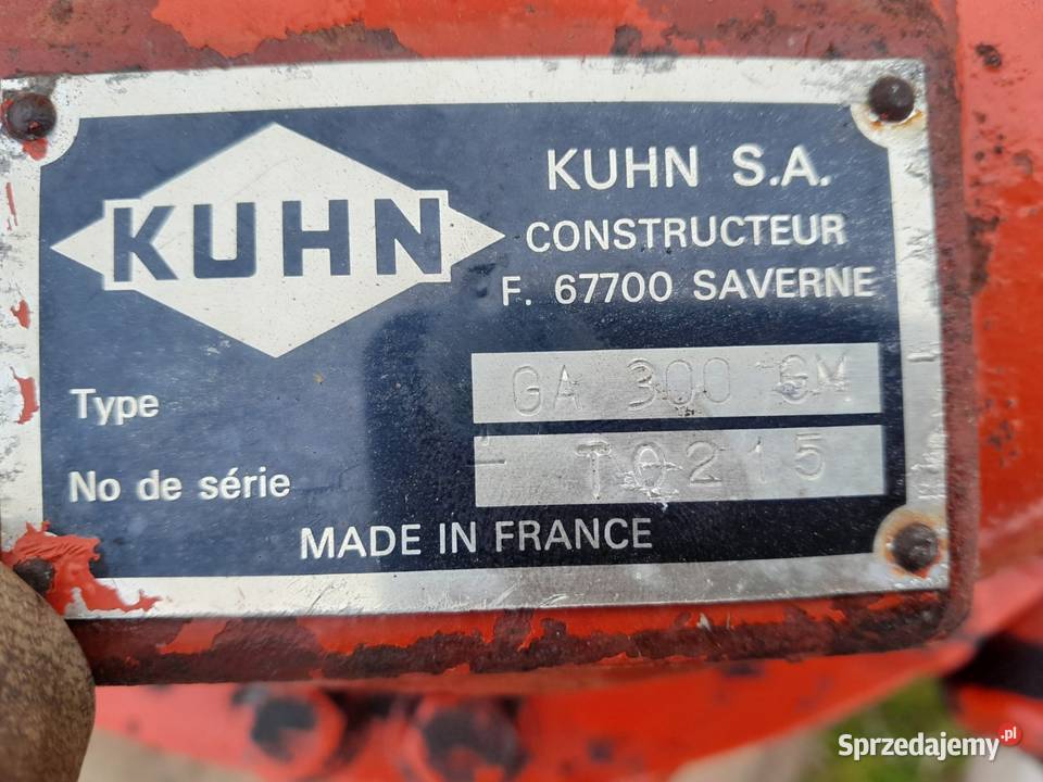 Zgarniarka kuhn ga300 Kępno