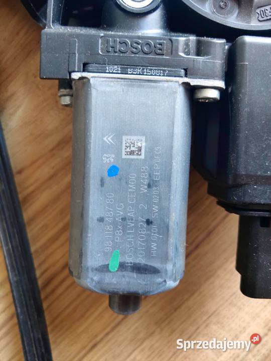 Mechanizm szyby przód Peugeot 3008 5008 II lewy Wyposażenie wnętrza sprzedam