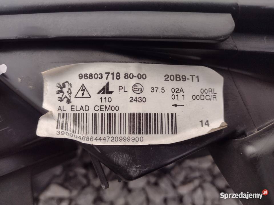 Lampa XENON prawa przód Peugeot 308 T7 RCZ CC małopolskie Tarnów sprzedam