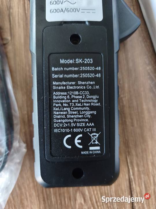 nowy multimetr cęgowy Snakol sk203 Sandomierz