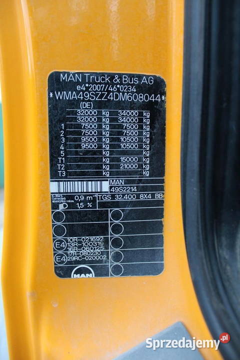 Betoniarka Stetter 9m Man Tgs Warszawa