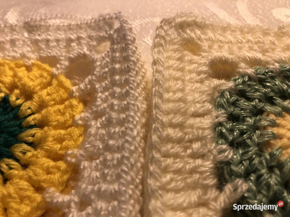 kwadrat babuni kwiaty poduszka narzuta95105 15 Zegrze sprzedam