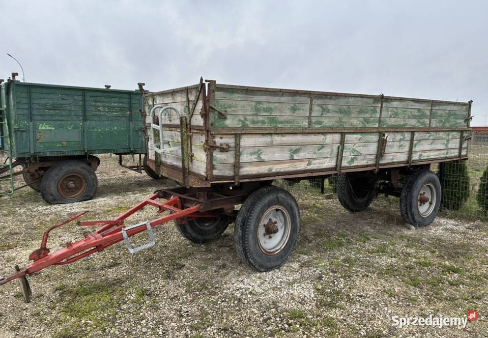 Przyczepa drewniana sztywna Nowe opony Łachów