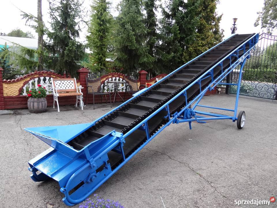 Taśmociąg przenośnik podajnik taśmowy 65m Drzewoszki Wielkie