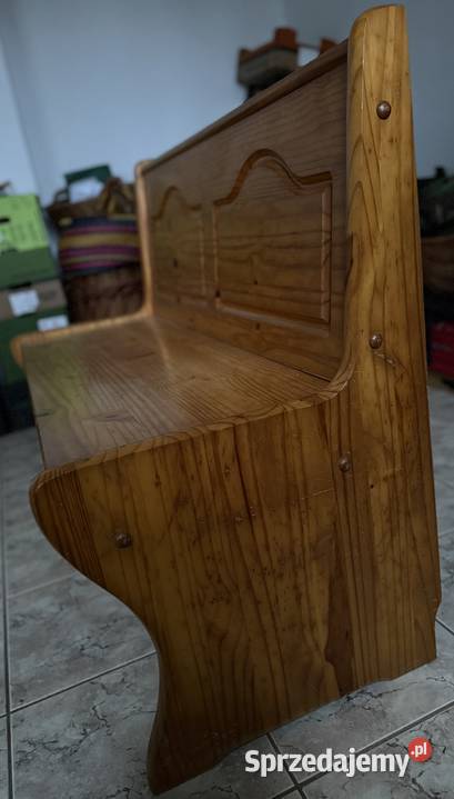 Lawa drewniana z podnoszonym siedziskiem Lublin