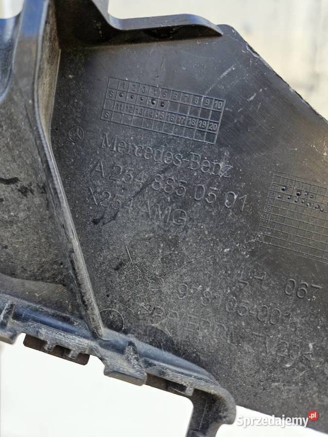 MERCEDES GLC W254 AMG ŚLIZG LEWY ZDERZAKA PRZÓD wielkopolskie