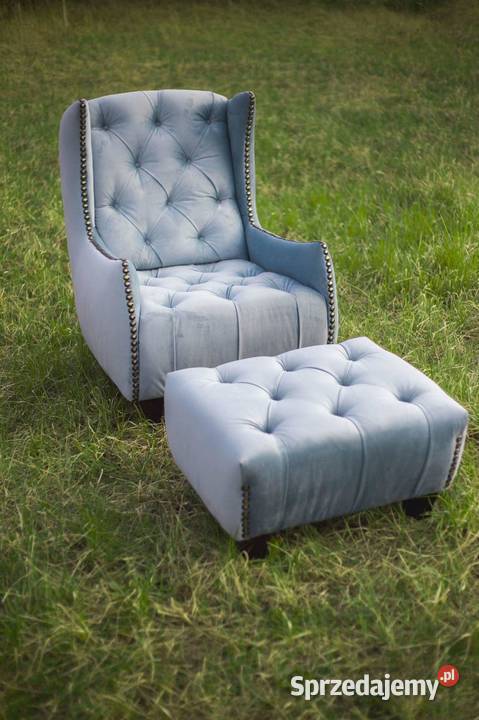 Fotel plus pufa nowoczesny styl 90cm Słupsk