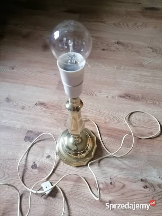 Piękna lampa salonowa z łkonca lat at 50 tych Kraków