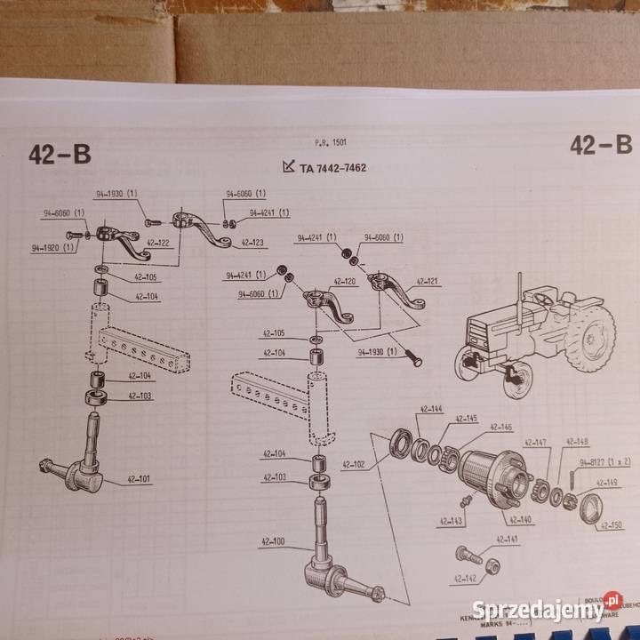 Katalog Części RENAULT 7464 A 4 PDF sprzedam