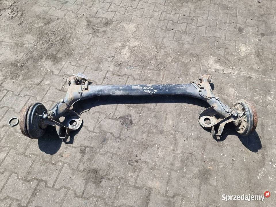 BELKA SANKI TYŁ SKODA FABIA II Lipno