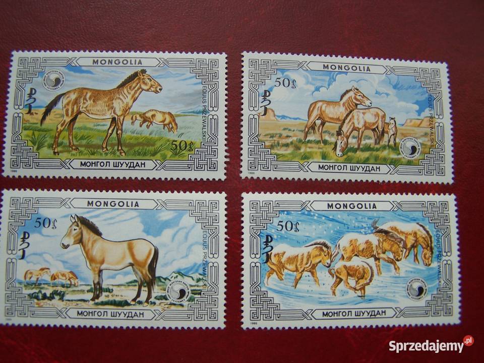 Mongolia 1986 MNH mi 181922 Fauna Zwierzęta śląskie Tychy