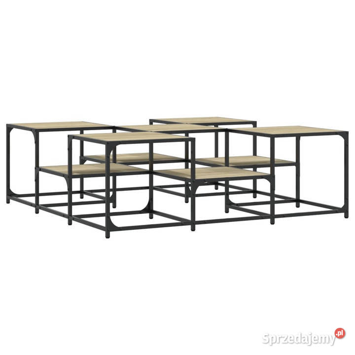 Stolik kawowy kolor dąb sonoma 121x121x40 Warszawa