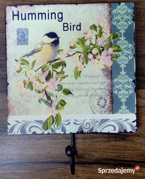 Wieszak ozdobny Dekoracja Humming Bird Obrazek