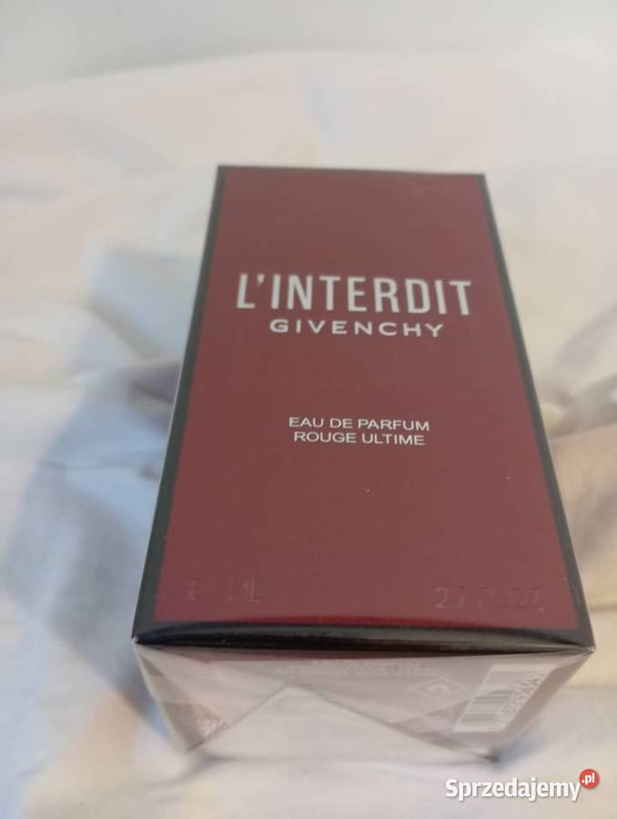 Givenchy Linterdit Rouge Ultime 80 ml edp Wrocław sprzedam