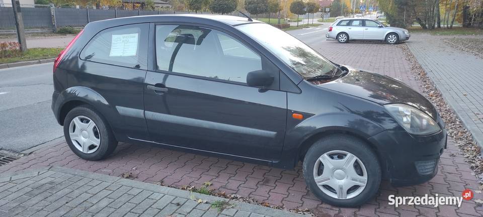 Ford Fiesta 14 TDCI Diesel 2008r 3D czarny diesel mazowieckie Mińsk Mazowiecki