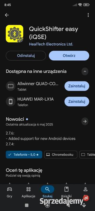 Quickshifter QS Healtech uniwersalny dolnośląskie Polkowice sprzedam