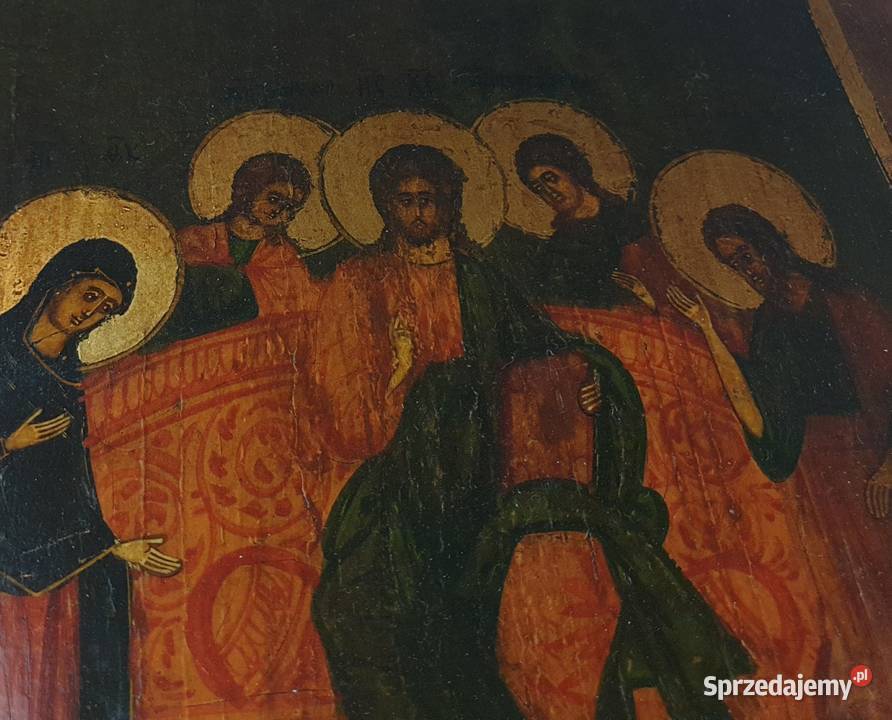 Ikona Deesis XIX wiek 0396 mazowieckie Warszawa