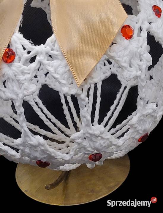 Bombka na stojaku ręcznie wykonana Krzywaczka sprzedam