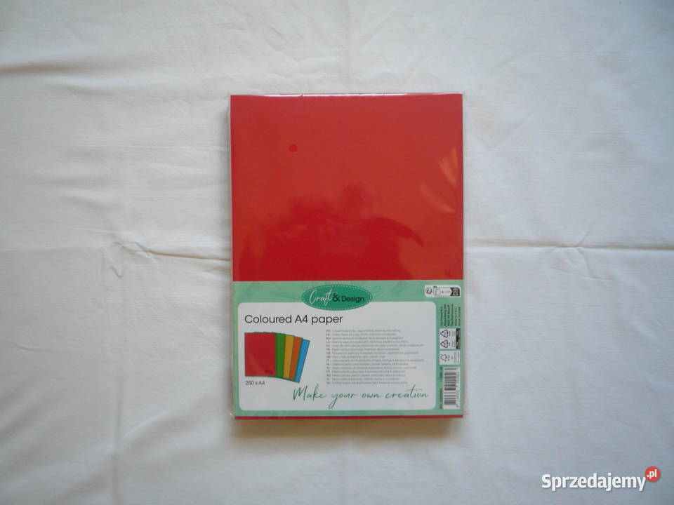 Craft Designa Papier kolorowy ksero A4 5 kolorów Szczecin
