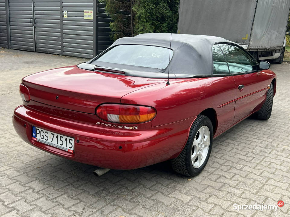 Chrysler Stratus Chrysler Stratus 20 LE Cabrio Rok produkcji 1999 Gostyń