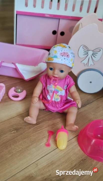 Duży zestaw lalki Baby Born łóżeczko wózek Zielona Góra sprzedam