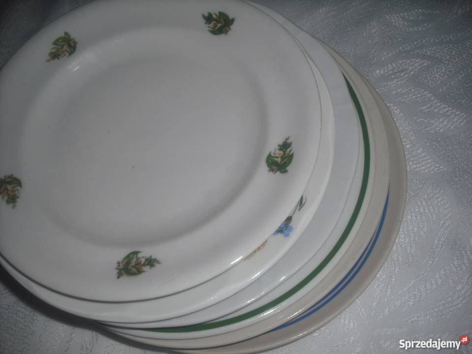 Talerze porcelanowe śniadaniowedeserowe Warszawa sprzedam