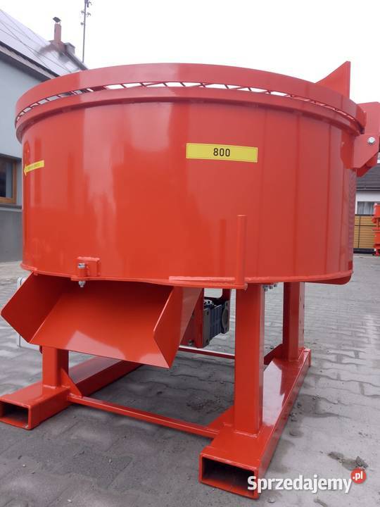 Elektryczna betoniarka planetarna 800L malowana Opole Lubelskie
