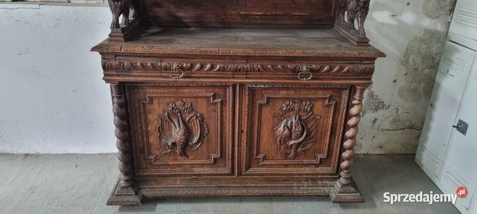 Zestaw mebli 2 kredensy francuskie stół z Słupca