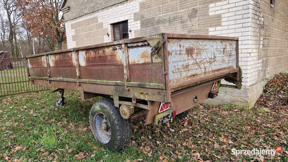 Rozrzutnik przyczepa do remontu uszkodzony mazowieckie Białoskóry