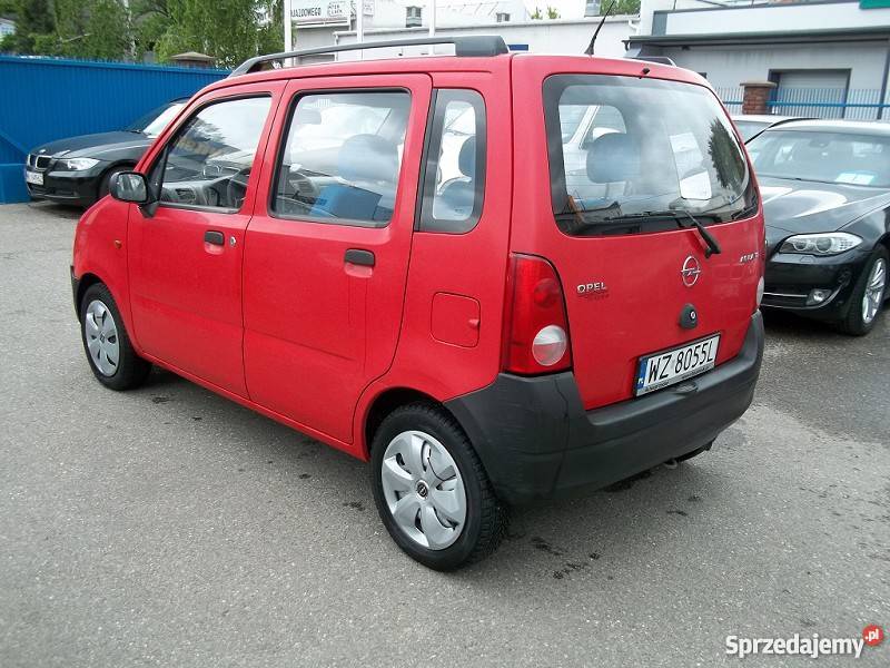 Opel Agila A czerwony