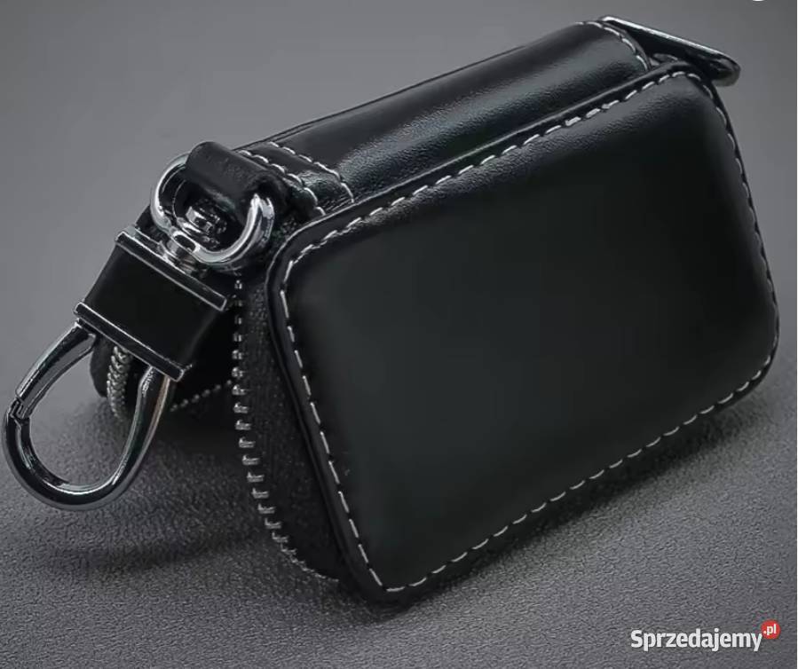 OPEL BRELOK ETUI NA KLUCZYKI SKÓRA CHROM