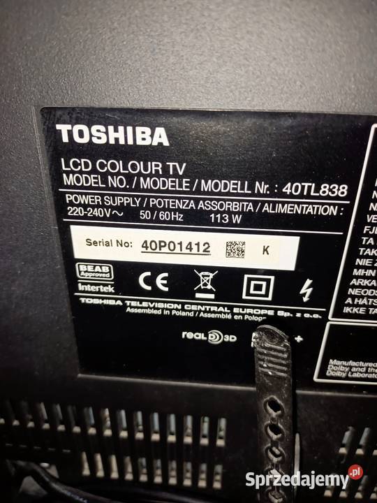 Telewizor Thosiba 40 Nowa Sól sprzedam