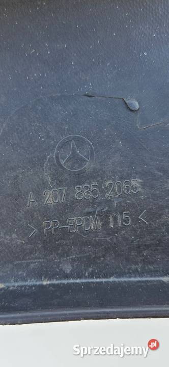 MERCEDES W207 LIFT AMG ŚLIZG PRAWY ZDERZAKA osobowe Międzychód