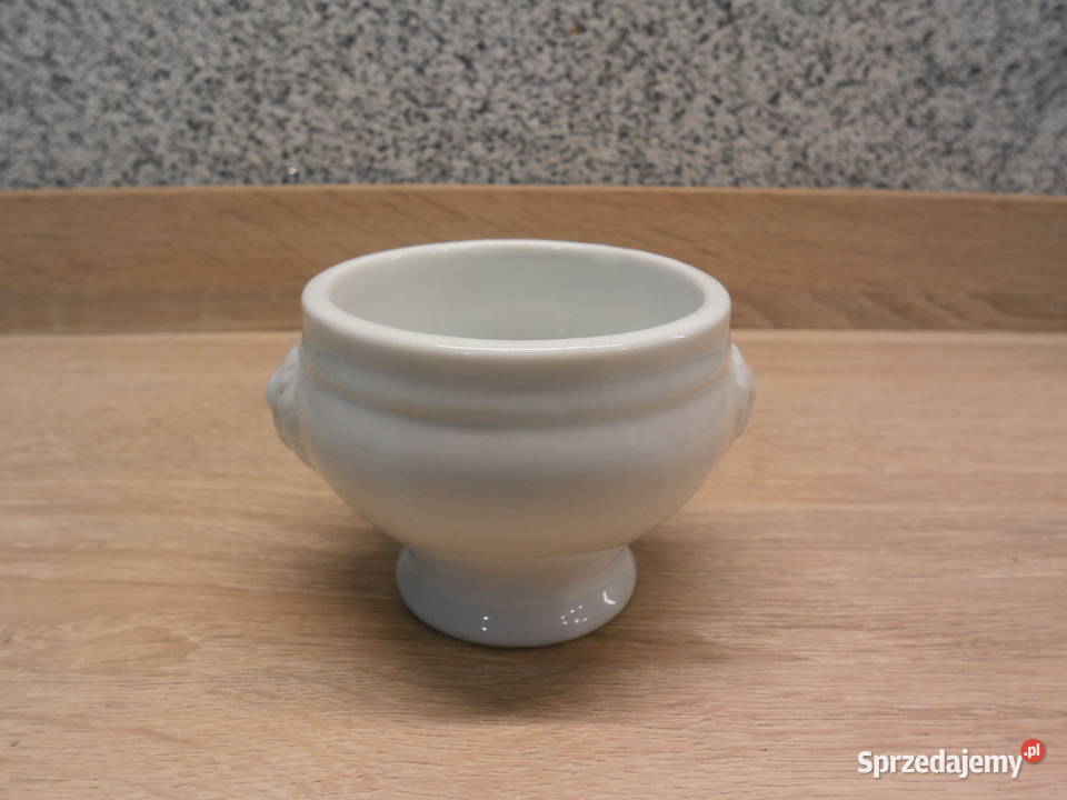 Bulionówka porcelanowa CILIO LEW BIAŁA wielkopolskie Raszków