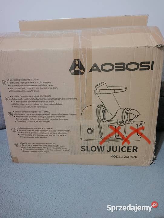 wyciskarka wolnoobrotowa slow juicer marki Oborniki