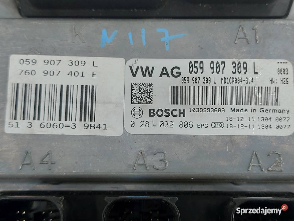 VW CRAFTER I LIFT 20 TDI 13r sterownik silnika Układ elektryczny, zapłon