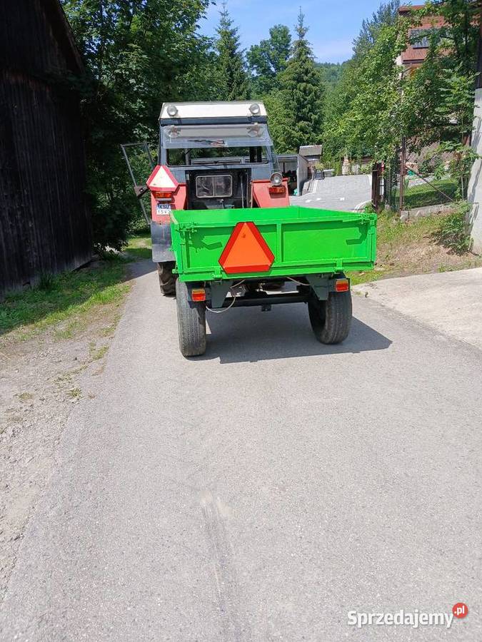 Przyczepa wywrotka do ursusa mini ttaktorka małopolskie Maków Podhalański
