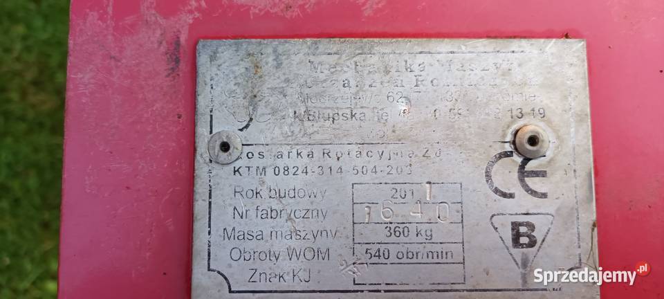 Kosiarka rotacyjna Z 042 podkarpackie