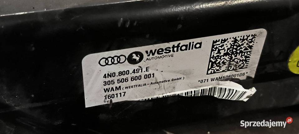 HAK HOLOWNICZY AUDI A8 L D5 4N 4N0800491E Motoryzacja kujawsko-pomorskie Lipno