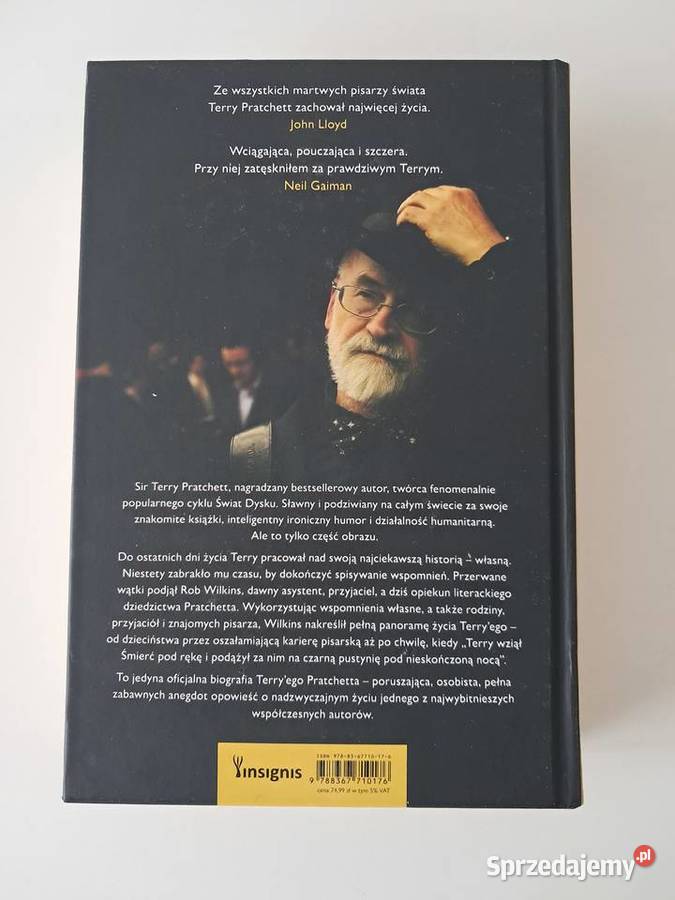 Książka Terry Pratchett Życie z przypisami R ISBN 9788367710176 Kraków